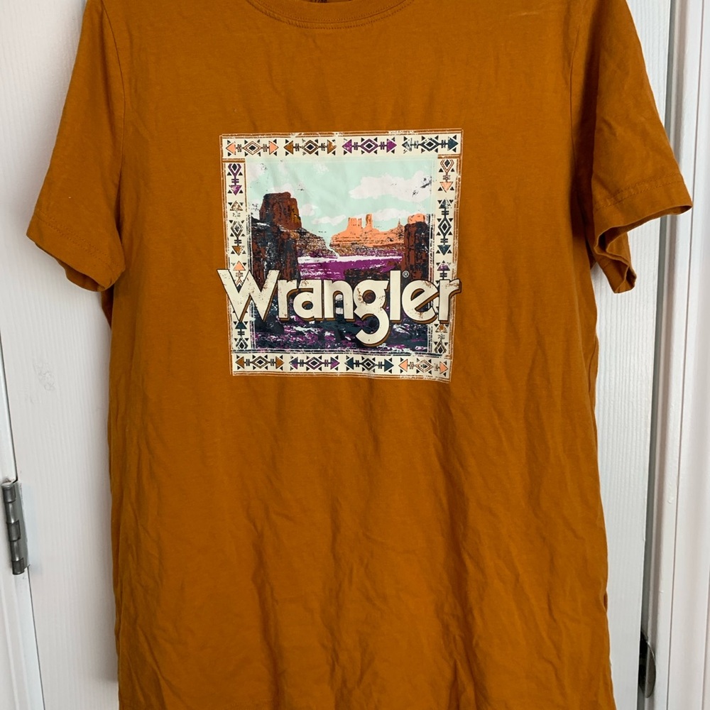 Wrangler Men's Rust Graphic Tee